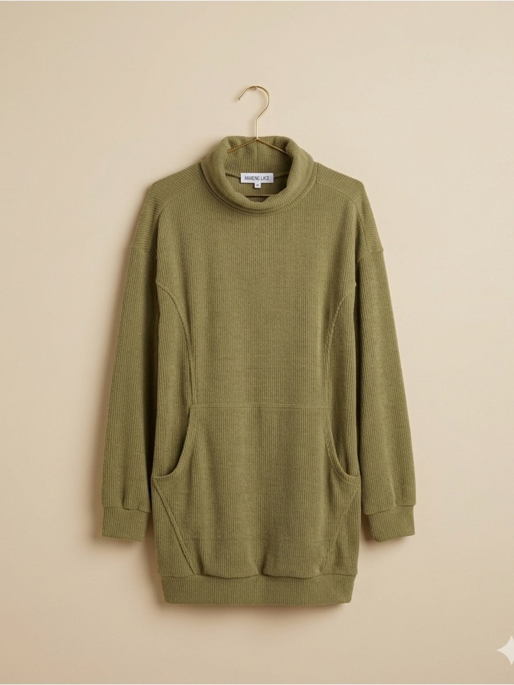 Amazing Lace Olive Long Sleeve Dress